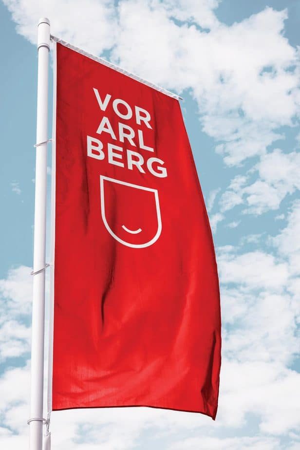 Marke Vorarlberg Finalist Flagge